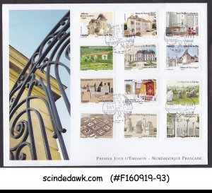 FRANCE - 2013 HERITAGE OF FRANCE - 12V - FDC