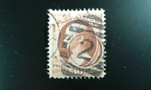 US #217 used thin e21.1 12773