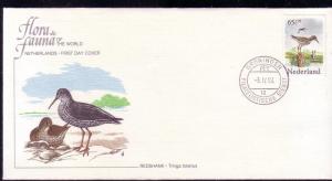 Netherlands FDC SC# B602 Redshank L240 