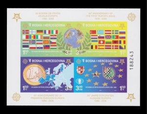 50th ANNIVERSARY EUROPA FIRST STAMPS. BOSNIA & HERZEGOVINA. MUSLIM GOVT.