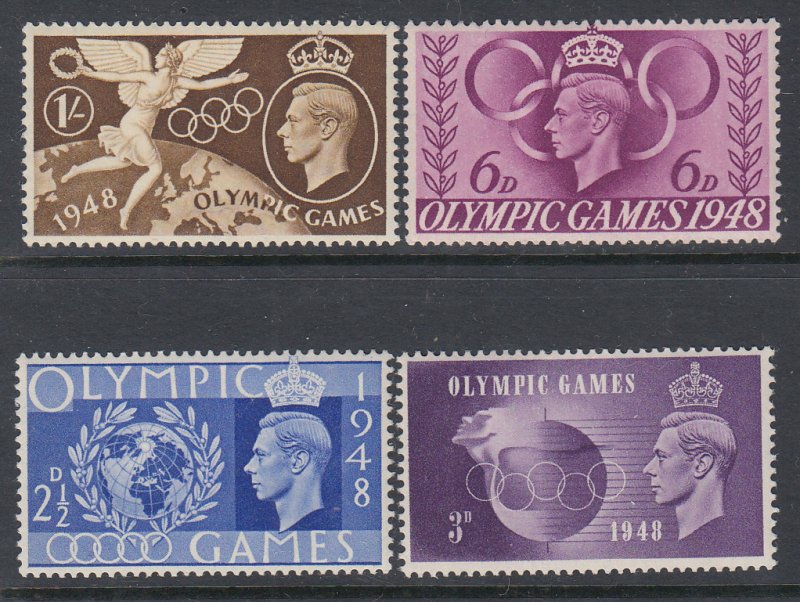 Great Britain 271-274 Olympics MNH VF