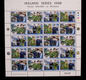 IRELAND - SCOTT# 126a - PANE 20 - MNH - CAT VAL $30.00