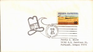 United States, Oregon, Slogan Cancel