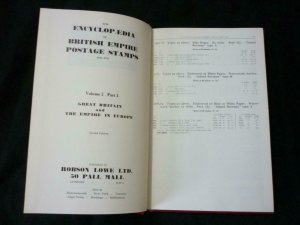 BILLIGS PHILATELIC HANDBOOK VOL 34 & 35 GB & THE EMPIRE IN EUROPE by ROBSON LOWE