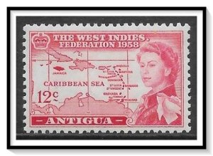 Antigua #124 West Indies Federation MH