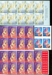 AUSTRALIA  LOT OF  SELF ADHESIVE STAMPS FACE VALUE $141.70 MINT NH