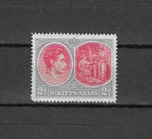 ST KITTS & NEVIS 1938/50 SG 71ba MNH