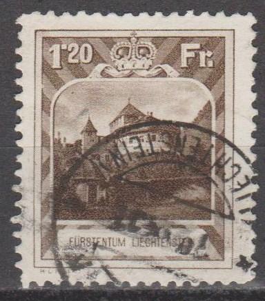 Liechtenstein #105 F-VF Used  CV $375.00 (B12542)