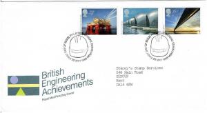 GREAT BRITAIN 1983 FDC - BRITISH ENGINEERING ACHIEVEMENTS, EDINBURGH CANCEL