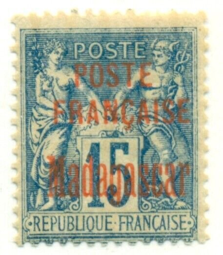 MALAGASY REPUBLIC #16, Mint Hinged, Scott $72.50