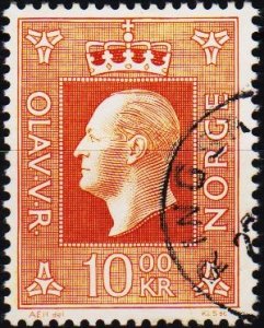 Norway. 1969 10k S.G.636  Fine Used