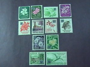 NORFOLK ISLAND # 71-82-MINT NEVER/HINGED--COMPLETE SET----QEII----1966