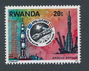 Rwanda 1976 Scott 771 MNH - Appolo Soyuz space test program