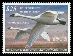 Scott RW83 2016 $25 Duck Stamp Mint VF OG NH Cat $75