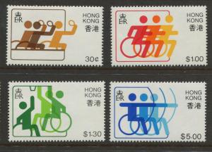 Hong Kong - Scott 402-407 - General Issue - 1982 - MNH - Set of 4 Stamps