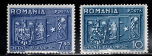 Romania Scott 470-471 MH* stamp set