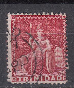 Trinidad - 1864 Britannia 1p Sc# 48  (9470)