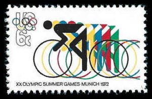 PCBstamps   US #1460 6c Olympics-Bicycling, MNH, (30)