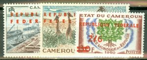 NI: Cameroun 343-351, C38-40 MNH CV $82; scan shows only a few