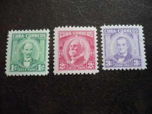 Stamps - Cuba - Scott# 519-528 - Mint Hinged Set of 12 Stamps