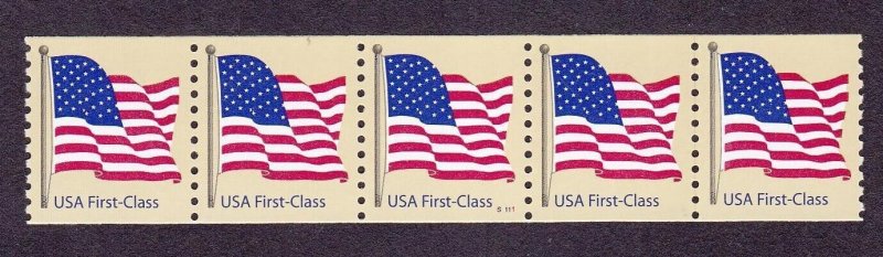 PNC5 41c Flag WA ND S1111 US #4131 MNH F-VF 4 Digit Bottom BN #on#