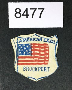 US STAMPS # 1f AMERICAN EXPRESS LABELS CV. $ LOT #8477