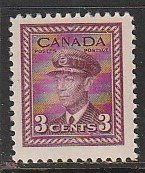 1943 Canada - Sc 252 - MNH F - 1 single - George VI War Issue