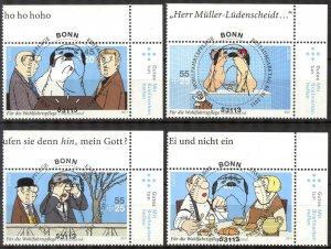 Germany 2011 Comics Loriot Mi. 2836/9 Used CTO