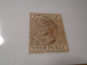 St Lucia  #  33  used