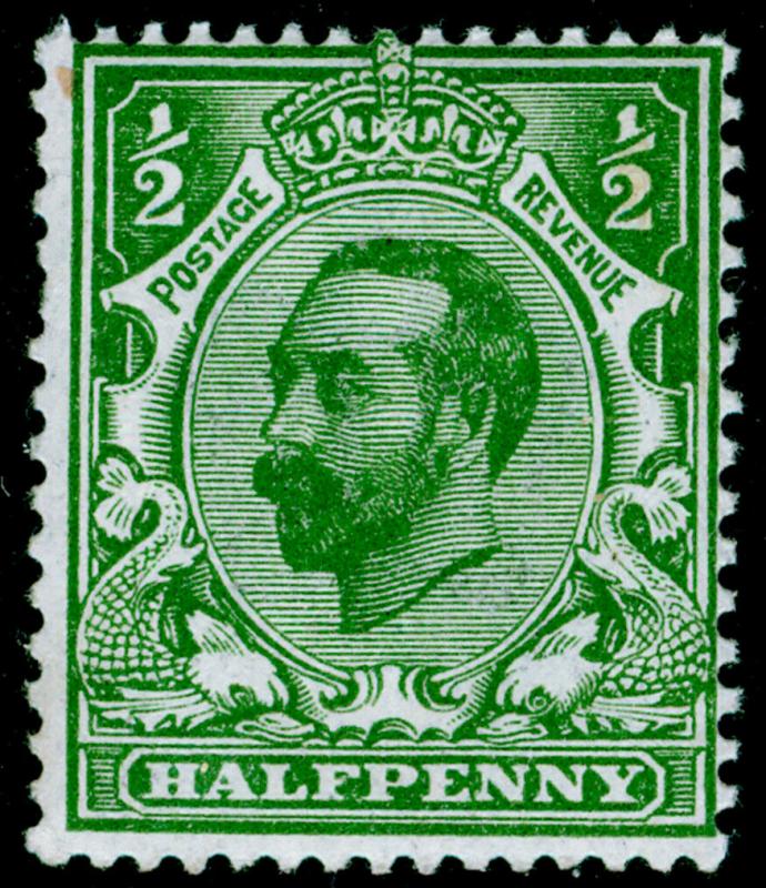 SG322 SPEC N1(1), ½d green, NH MINT. DIE A