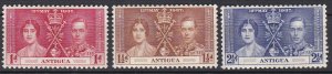 Antigua Sc #81-83 Mint Hinged
