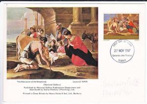 Great Britain 524 The Adoration of the Shepherds - Christmas 1967