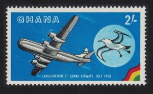 Ghana Boeing Stratocruiser Yellow-nosed albatross Bird 1958 MNH SC#34