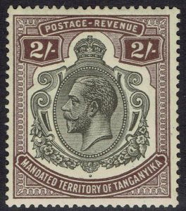 TANGANYIKA 1927 KGV 2/-