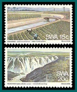 SWA Namibia 1976 Water Electricity, MNH 396-397,SG295-SG296