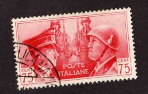Italy Scott 417 Used  from 1941 Rome-Berlin axis set