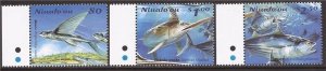 Tonga - Niuafo’ou - 2001 Fish, Swordfish, Flyingfish, Tuna - 3 Stamp Set #230-2