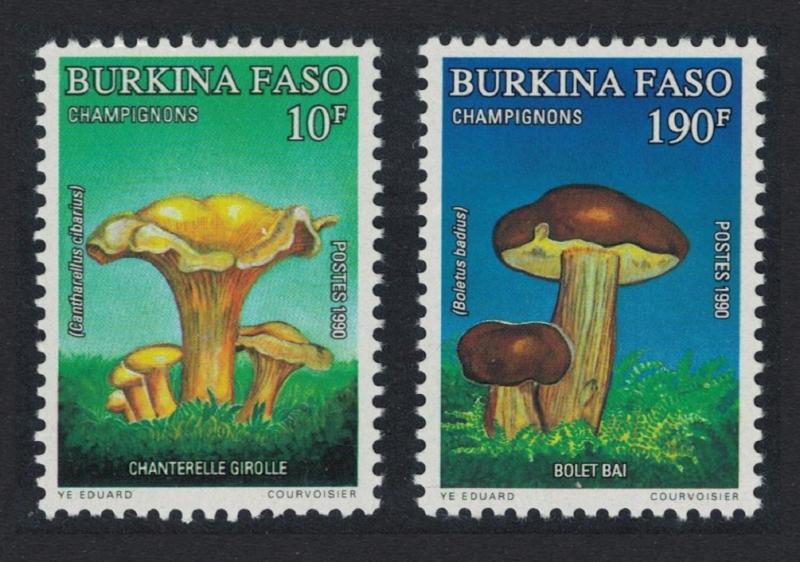 Burkina Faso Fungi Mushrooms 2v SG#993+996