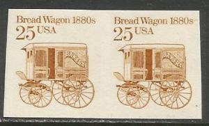 U.S. Scott #2136a Bread Wagon - Mint NH Imperforate Pair 