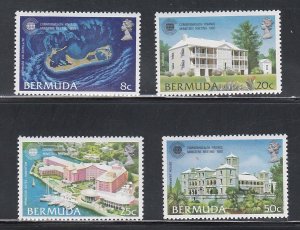 Bermuda # 402-405, Buildings in Bermuda, Mint, NH, 1/2 Cat
