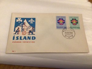 Iceland 1964 Scouts  first day cover Ref 60432