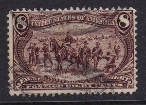 289 F-VF used with neat cancel nice color cv $ 50 ! see pic !