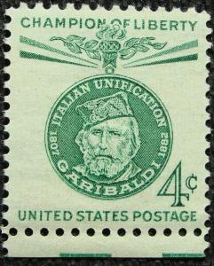 US #1168 MNH Single Garibaldi SCV $.25 L16