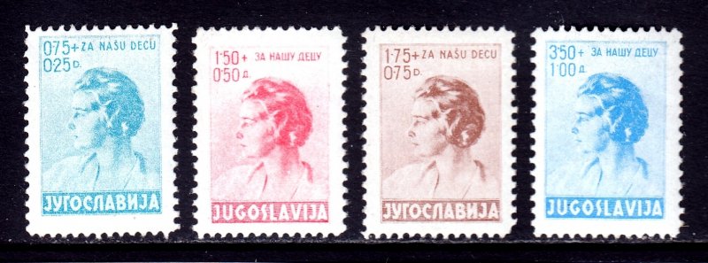 Yugoslavia - Scott #B48-B51 - MH - SCV $3.35