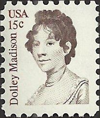# 1822 MINT NEVER HINGED DOLLEY MADISON