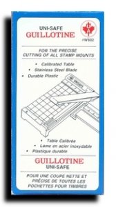 UNISAFE GUILLOTINE FOR PRECISE STAMP MOUNT CUTTING