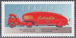 #1605m MNH Canada- White Model WA 122 Tractor-Trailer (1947)