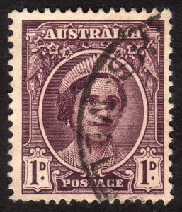 1943, Australia 1p Used, Sc 191