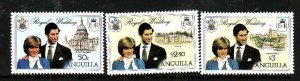 Anguilla-Sc#444-6-unused NH set-id4-Royal Wedding-Princess Diana-1981-