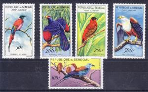 Senegal 1960 African BIRDS complete (5) VF/Mint(*)